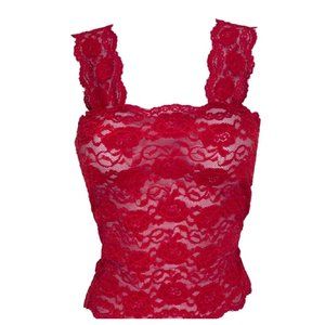 Ally Rose Stretch Lace Camisole Wide Straps LARGE (15-ex)